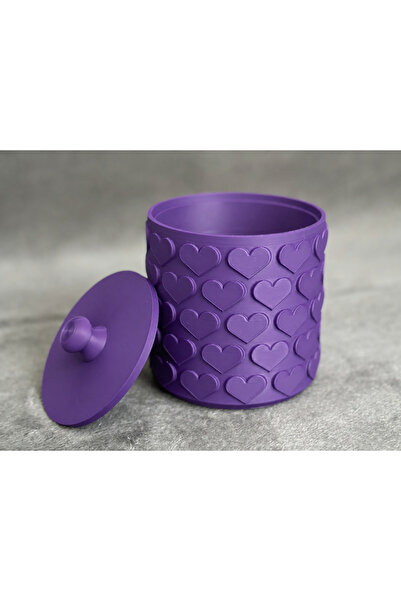 Bezos 3D Printing Heart Pattern Storage Box with Lid - Two-Color Organizer - ...