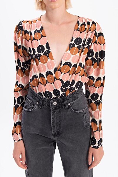 BSL Kruvaze Yaka Bodysuit