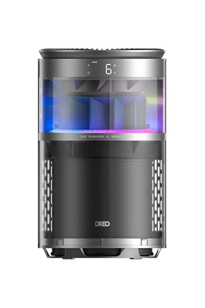 DREO Έξυπνος Καθαριστής Αέρα 530AS, WiFi, Φίλτρο HEPA 3 σε 1, Μαύρο
