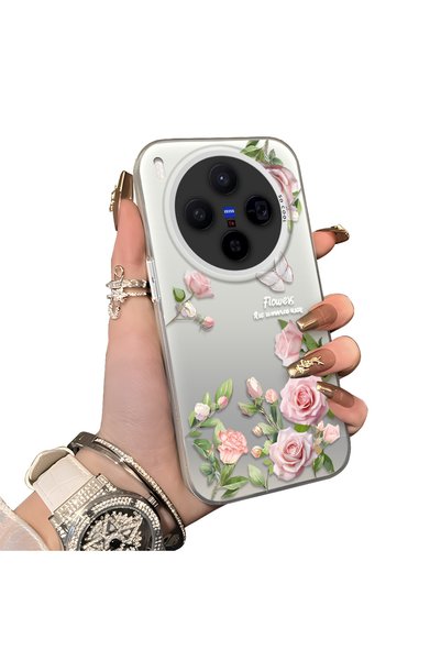 CHICASELUX حافظة فراشة وردية أنيقة متوافقة مع هاتف Vivo X300، هيكل نحيف يناسب...