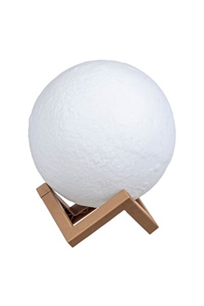 OEM Lampa Moon cu Suport din Plastic 12cm - Veioze-Becuri, Produse Scoala