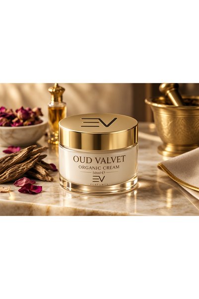 EV Perfumes OUD VALVET Organic Cream 50ml – Luxury Oud Scented Moisturizing Cream