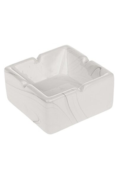 OEM Scrumiera Ceramica Patrata Alba Marble 10x10x5cm - Scrumiere Lut Ceramice...