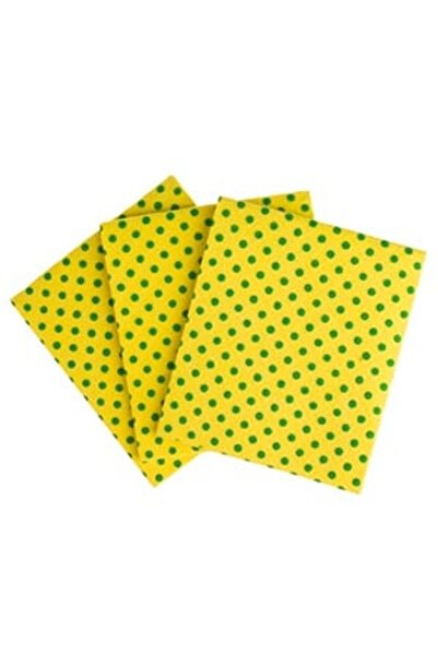 OEM Lavete Absorbante Galbene cu Scrub Dots 30x30cm – 3 buc. - Prosoape Moi, ...