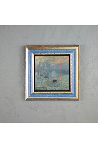 ermin Claude Monet İzlenim Gün Doğumu Impression Sunrise Doğal Limra Taşı ÇOk...