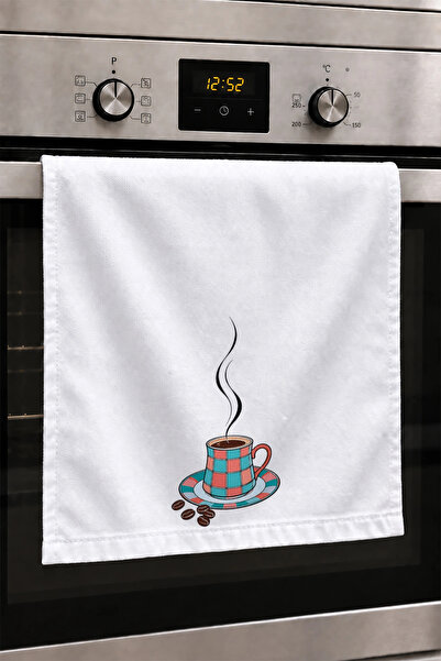 Valerine Life Hand Drying Towel 30X50Cm Cotton Absorbent Plaid Cup for Kitche...