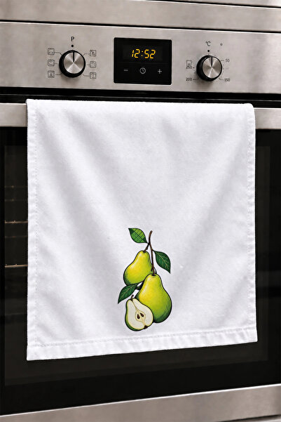 Valerine Life Hand Drying Towel 30X50Cm Cotton Absorbent Pear Branch for Kitc...