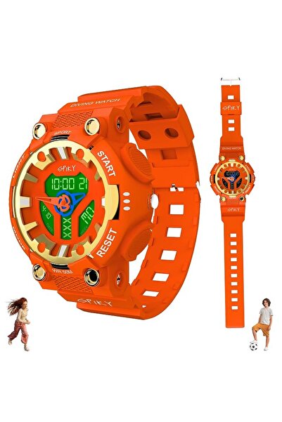 Spiky Premium Analog-Digital Diving Sports , Luminous & Dual Time Display, 50...