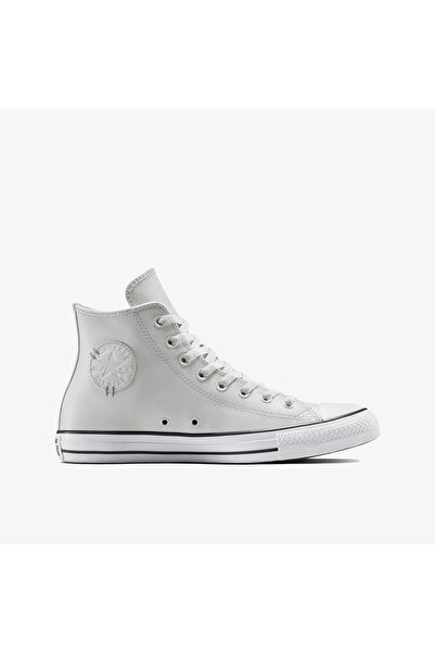 Converse Chuck Taylor All Star Leather Unisex Gri Sneaker