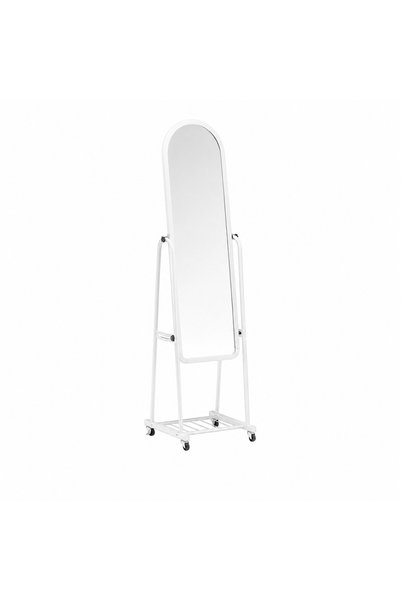 PRIME STYLE 158X40 cm White Frame Floor Stand Mirror