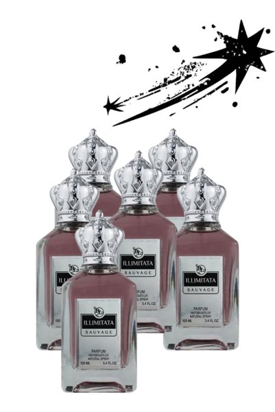 ILLIMITATA 6 قطع Sauvage عطر 100ML