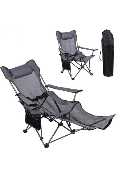 GENERAL SupWolf Folding Camping Chair, Portable Foldable Camping lounge Chair...