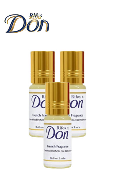 Rifas Don 3 قطع عطر مركز بعبوة دوارة 3 مل