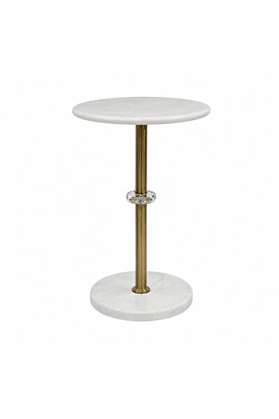 PRIME STYLE Single Gold Service Table
