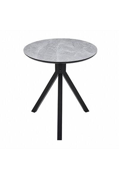 PRIME STYLE 70X70 cm Ceramic Alternative Surface Round Coffee Table Coffee Ta...
