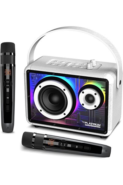 theanemos Platinum Apollo pro portable Karaoke speaker with 2 rechargeble wir...