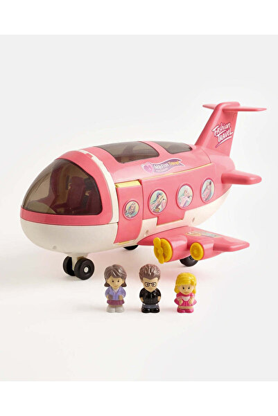 REDTAG Girls Pink Fashion Travel Aeroplane Playset