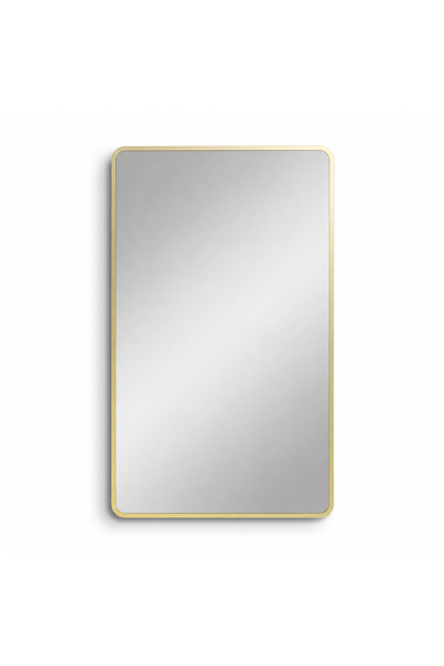 PRIME STYLE Wall Mirror with Gold Frame 140X70 cm