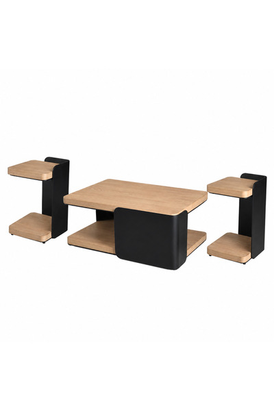 PRIME STYLE Wooden Tea Set 1+2