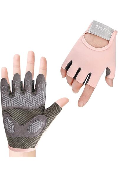Generic Gym Gloves, Weight Lifting Gloves Full Palm Protection Breathable Ant...
