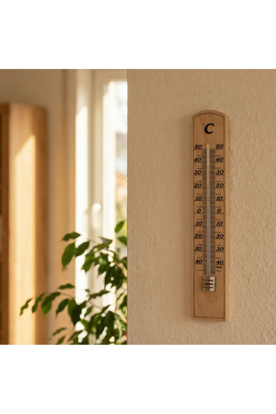 TFA 12.1004 Ahşap Duvar Termometresi