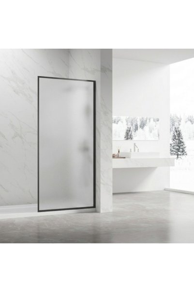 Aqua Drops لوحة جانبية للحمام بتصميم أنيق عالي الجودة، مقاس 90 × 220 سم، بسطح...