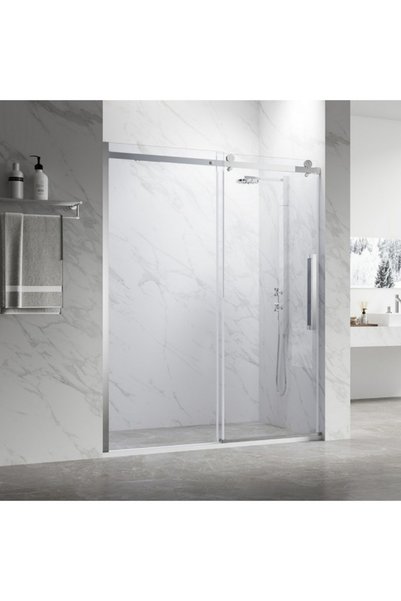 Aqua Drops باب دش منزلق بتصميم أنيق عالي الجودة مقاس 150 × 200 سم