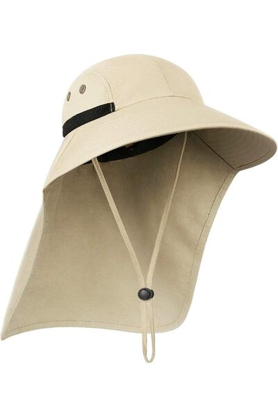 KASTWAVE Outdoor Sun Hat for Men, 50+ UPF Protection Safari Cap Wide Brim Pur...