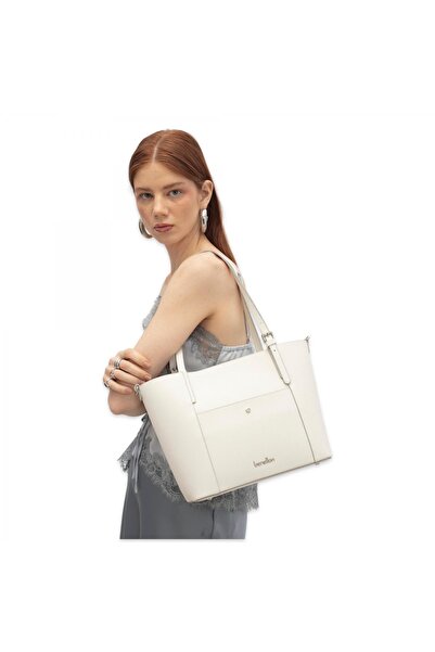 Benetton Bnt_1865 24X28X12 Kol Sı Beyaz Kadın Çanta