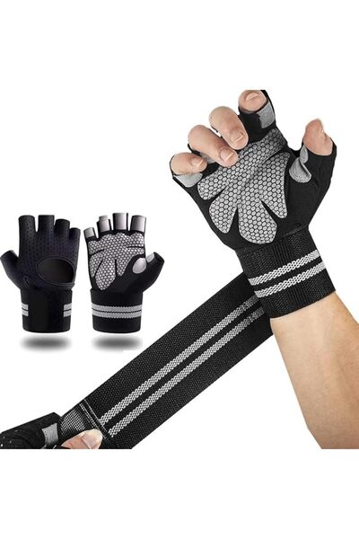 TERRIFI Weightlifting Gym Gloves for Men & Women, Breathable Half Finger Work...