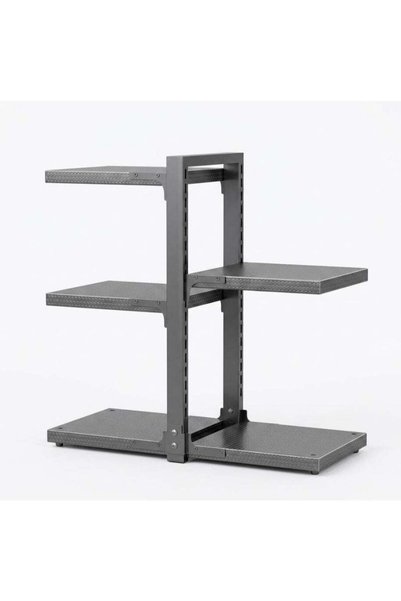 Generic 5-Tier Adjustable Under-Sink Storage Rack with Honeycomb Anti-Slip Me...