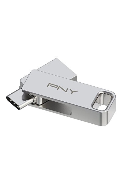PNY Android Cihazlar ve Bilgisayarlar için 256 GB Duo LINK USB 3.2 Type-C Çif...
