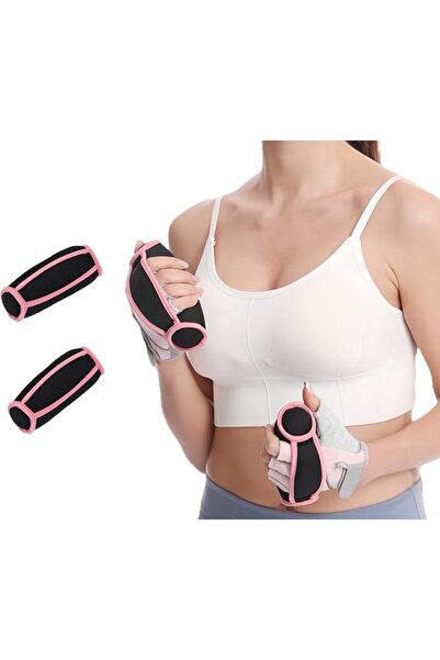 KASTWAVE Walking Hand Weights Set (2 Pcs) 0.5 kg, Soft Grip Dumbbells with Wr...