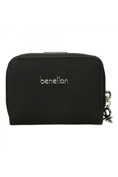 Benetton Bnt_1863 9X12X1 Siyah Kadın Cüzdan
