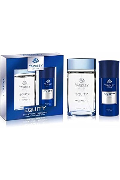 YARDLEY London Equity EDT For Men 100 ml and Body Spray 150 ml - Gift Pack