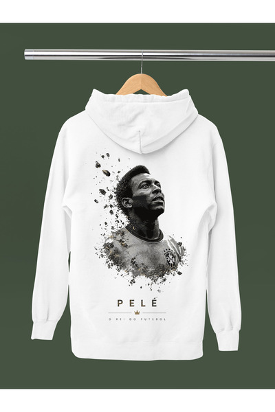 MAGORS Pele Printed Cotton Long Sleeved 3-Yarn Hooded Sweatshirt