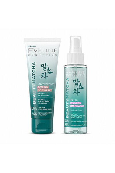 Eveline Cosmetics Eveline Beauty Σετ Μάτσα – Ενζυματικό Πίλινγκ 75 ml + Τόνερ...