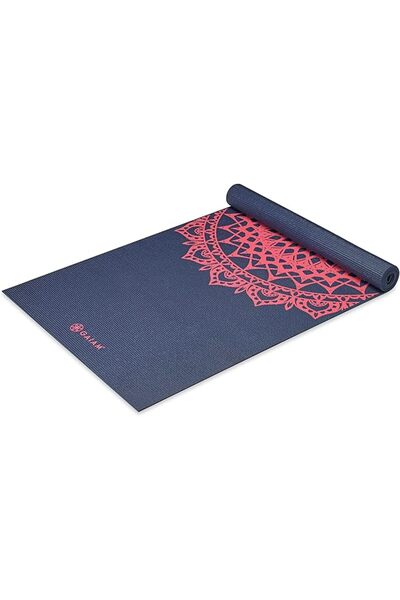gaiam سجادة يوغا بتصميم كلاسيكي، سجادة غير قابلة للانزلاق بسمك 4 مم