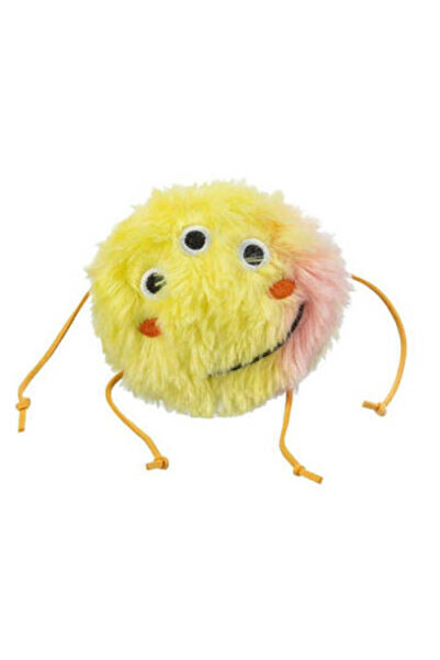 Bezos Plush Cat Toy with Cat Grass 10 cm Orange Yellow