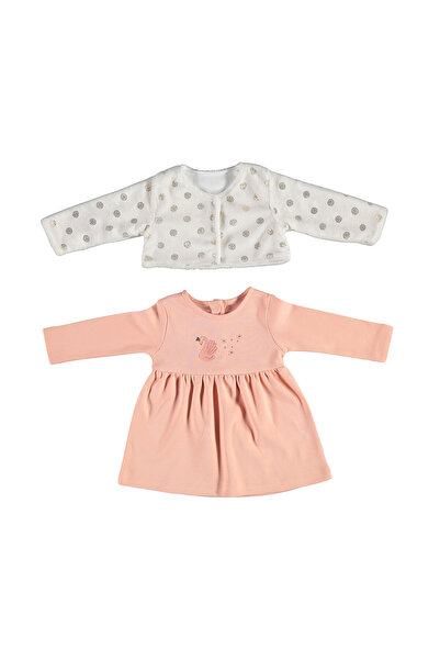 Bibaby Βρεφικό φορεματάκι με γούνινο μπολερό Swan - Πολύχρωμο