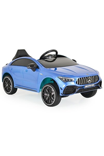 MERCEDES Masinuta Electrica Mercedes-AMG CLA 45 Blue, 4 Motoare, Telecomanda,...