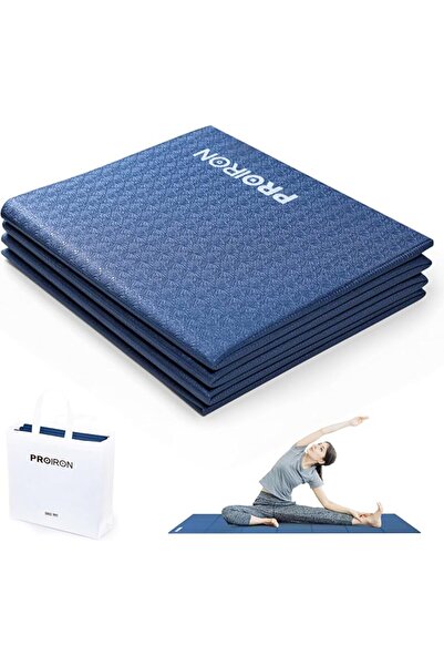 PROIRON Yoga Mat Folding Travel Exercise Mat Non Slip Double-Sided Profession...