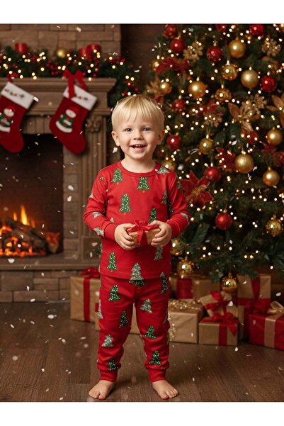 Sheya Pajama set, red - 18-24 Months