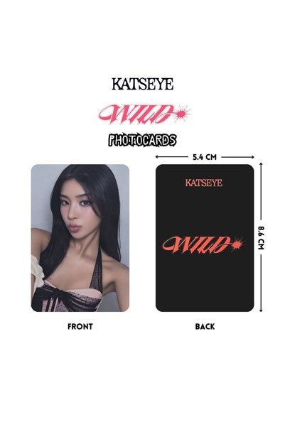 Kpop Dünyasi KATSEYE '' Wild '' Photocards Set POB3