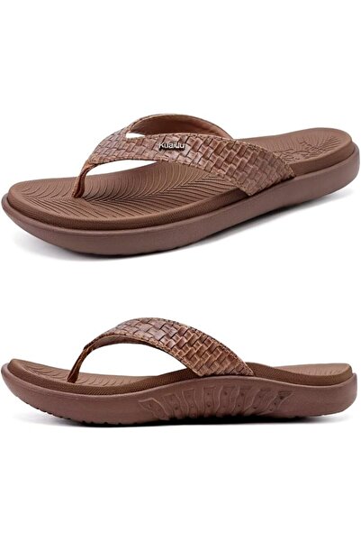 GENERAL KuaiLu Womens Thong Sandals Arch Support Cushioned Flip Flops