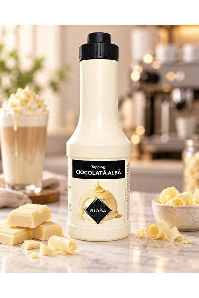 Rioba Ciocolata Alba Topping - 500 gr