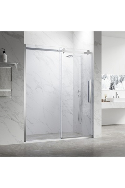 Aqua Drops باب دش منزلق بتصميم أنيق عالي الجودة مقاس 120 × 200 سم