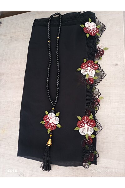 elemeğiürünler El işi iğne oyası namaz baş örtüsü,eşarp