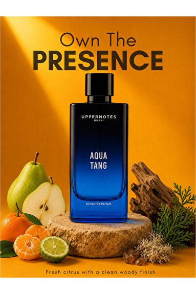 Uppernotes Aqua Tang Extrait De Parfum Unisex 80ml | Bergamot Pear Mandarin C...