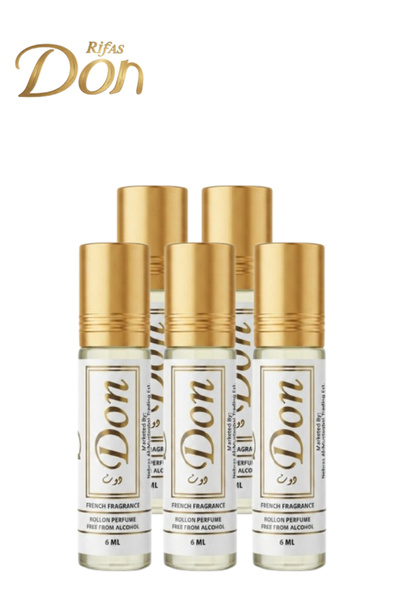 Rifas Don 5 قطع عطر فرنسي رول أون 6 مل